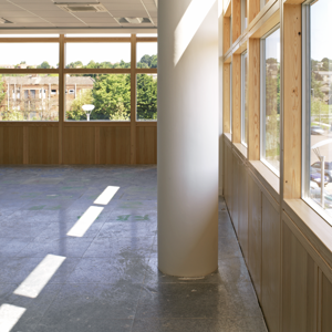 Bagplade til fylding - klar lak finish